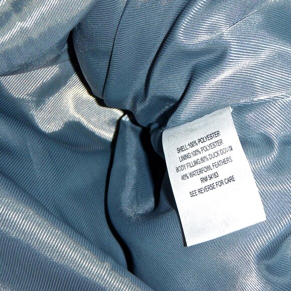 CALVIN KLEIN WOMEN'S  BLACK DOWN JACKET WITH HOOD SIZE L - Picture 6 of 7